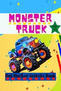 Monster Truck Dot Marker Activity Book