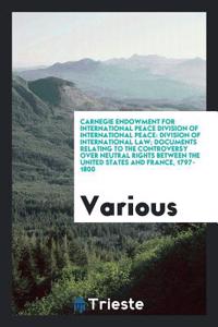 Carnegie Endowment for International Peace Division of International Peace
