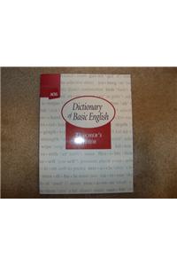 Dictionary of Basic English Teacher's Edition