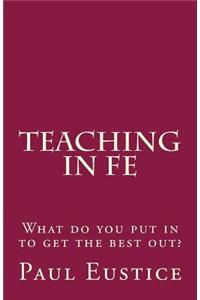 Teaching in FE