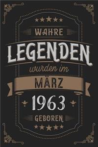 Wahre Legenden wurden im März 1963 geboren