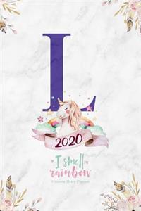 2020 Unicorn Diary Planner I Smell Rainbow