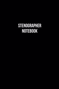 Stenographer Notebook - Stenographer Diary - Stenographer Journal - Gift for Stenographer