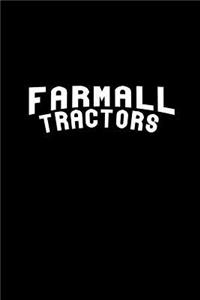 Farmall tractors: Notebook - Journal - Diary - 110 Lined pages