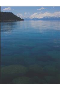 Rocks in the water at beautiful Lake Tahoe