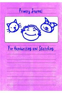 Primary Journal for Handwriting and Sketching