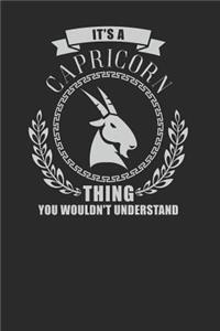 It's A Capricorn Thing You Wouldn't Understand
