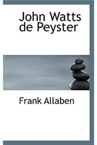 John Watts de Peyster