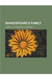 Shakespeare's Family