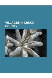 Villages in Lesko County