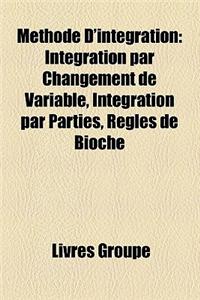 Mthode D'Intgration