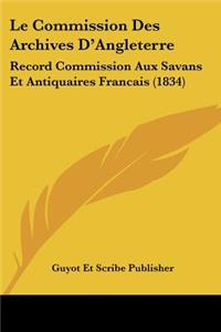 Commission Des Archives D'Angleterre