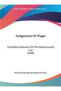 Assignment of Wages