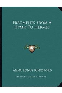 Fragments from a Hymn to Hermes