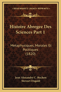 Histoire Abregee Des Sciences Part 1