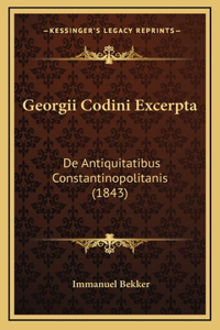 Georgii Codini Excerpta