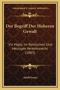 Begriff Der Hoheren Gewalt