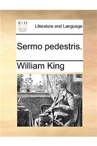 Sermo Pedestris.