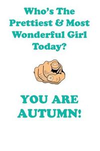 Autumn Is the Prettiest Affirmations Workbook Positive Affirmations Workbook Includes: Mentoring Questions, Guidance, Supporting You