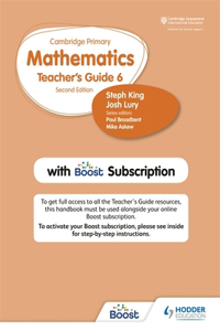 Cambridge Primary Mathematics Teacher's Guide Stage 6 with Boost Subscription