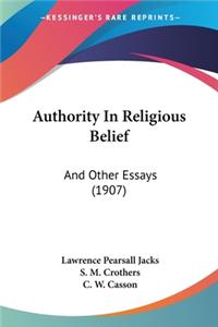 Authority In Religious Belief