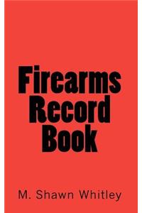 Firearms Record Book