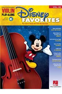 Disney Favorites Violin Play-Along Volume 29 Book/Online Audio