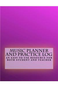 Music Planner and Practice Log