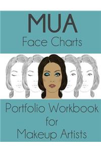 MUA Face Charts Portfolio Workbook for Makeup Artists