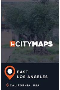 City Maps East Los Angeles California, USA