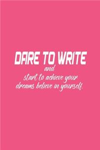 Dare to write