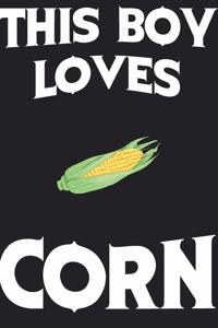 This Boy Loves CORN Notebook