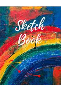 Sketch Book Dot Grid Paper Large Notebook for Drawing, Doodling or Sketching