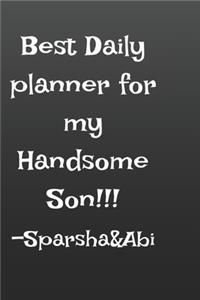 Best Daily Planner for My Handsome Son!!! Sprasha &Abi