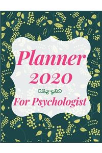 Planner 2020 for Psychologist