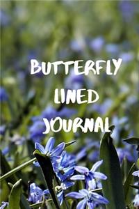 Butterfly Lined Journal