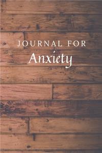Journal For Anxiety