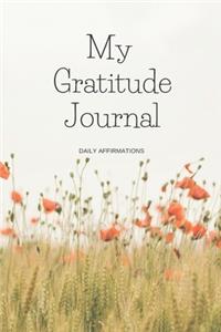 My Gratitude Journal Daily Affirmations (Floral)