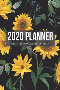 2020 Sunflowers Daily Planner