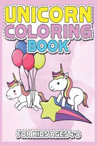 Unicorn Coloring Book for Kids Ages 4-8