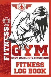 Workout Fitness and Exercise Log Book
