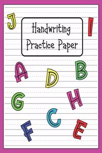 Handwriting Practice Paper