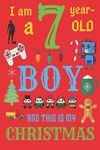I Am a 7 Year-Old Boy Christmas Book