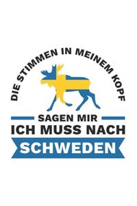 Schweden Notizbuch