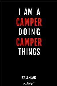 Calendar for Campers / Camper