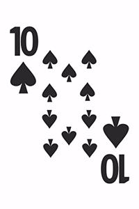 Ten Of Spades Notebook