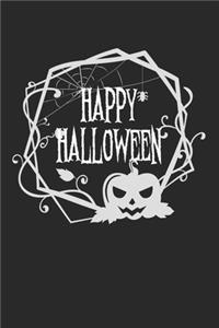 Happy Halloween spider web pumpkin