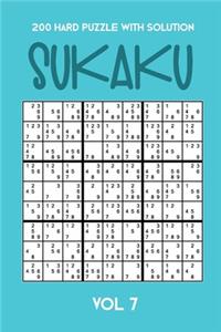 200 Hard Puzzle With Solution Sukaku Vol 7