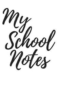 My School Notes