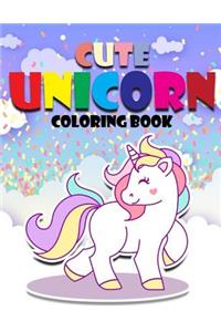 cute Unicorn Coloring Book